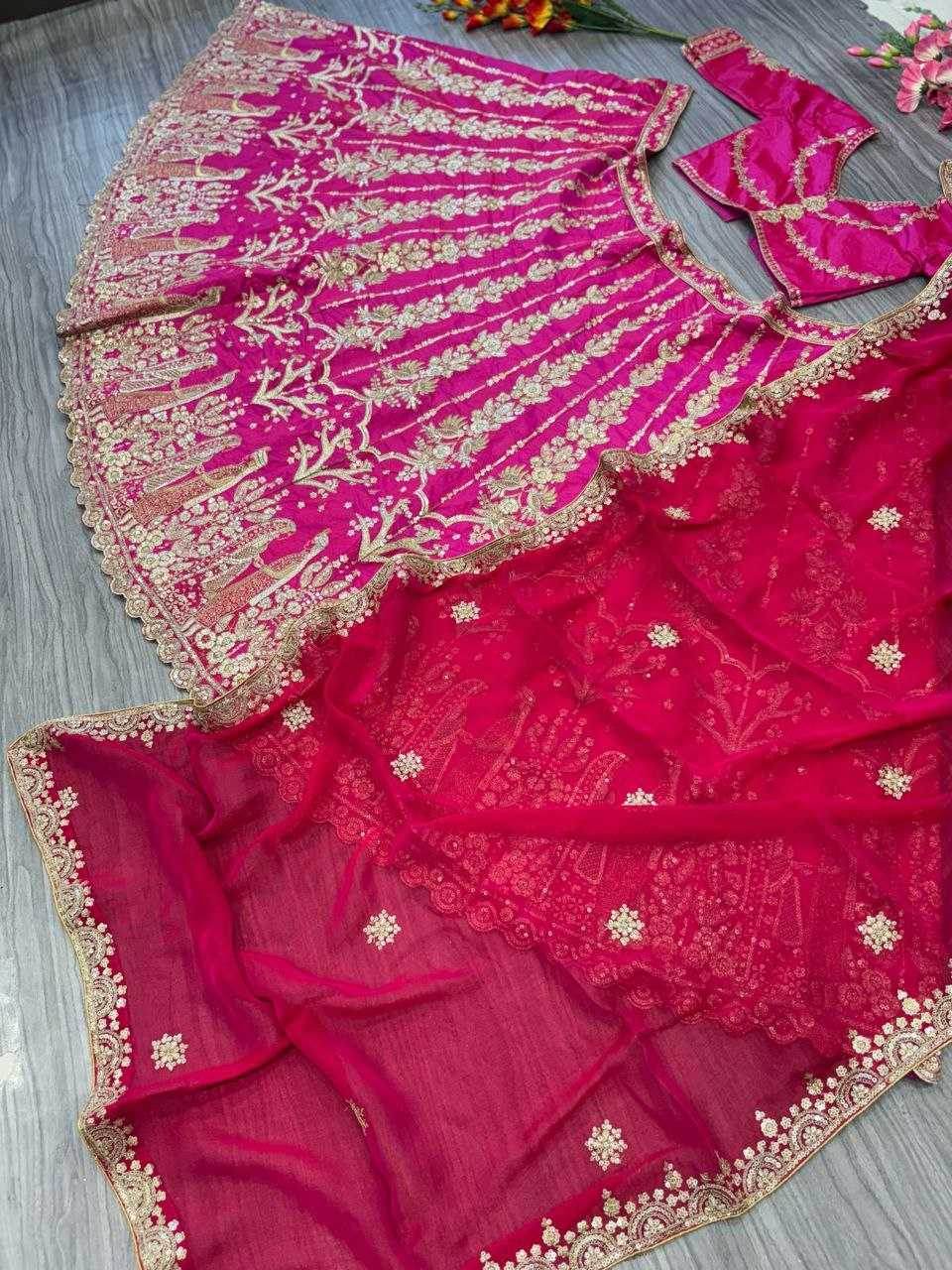 Silk Designer Traditional Lehenga - MYLUXURY LANE ENTERPRISE